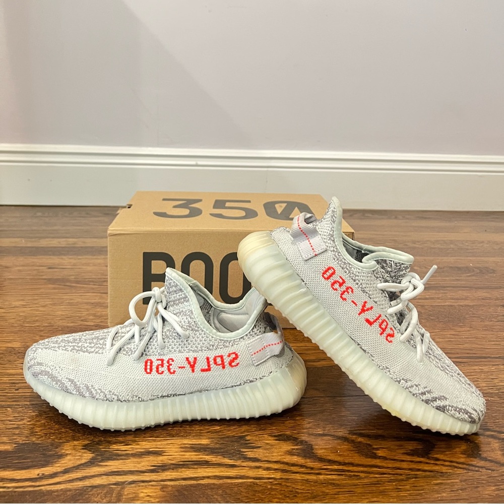 100% Authentic Yeezy Boost 350 V2 'Blue Tint'